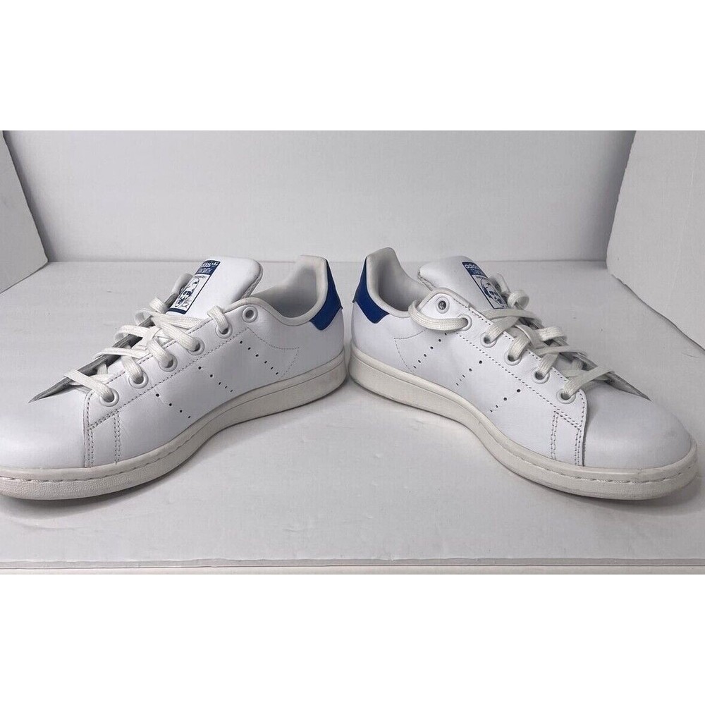 Adidas‎ Stan Smith Men's Tennis Shoes - Size 6 White Blue S74778 Sneakers - Picture 3 of 6